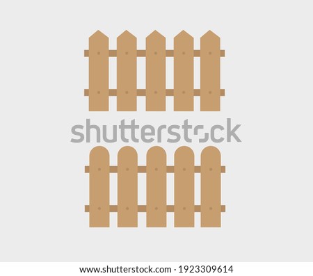 design about fence icon illustration Royalty-Free Stock Photo #1923309614