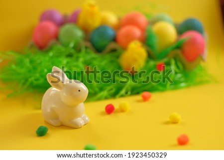 Colourful eggs as a symbol of Easter