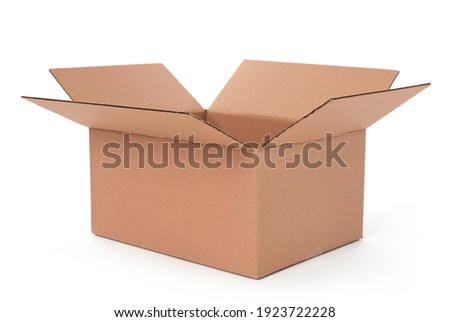 Cardboard box ready for shipping Royalty-Free Stock Photo #1923722228