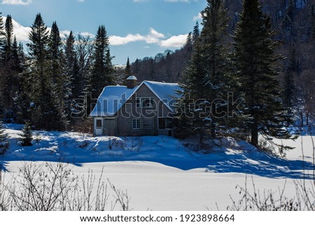jacque cartier national park in winter, Quebec, Canada