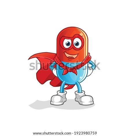 medicine heroes vector. cartoon character