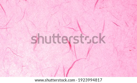 Abstract red rice Japanese paper texture for the background.
Mulberry pink paper craft pattern seamless. 
Top view.