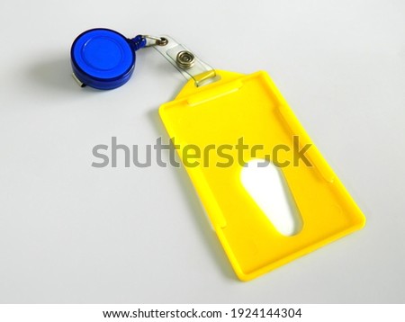 ID Card holder with yellow colour