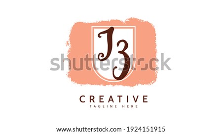 JZ Initials, handwriting logo vector