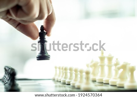 Businessman moving chess
business strategy ideas concept Plan leading strategy of successful business competition
