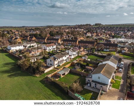 Aerial Shots of Wantage, Oxfordshire. February 2021