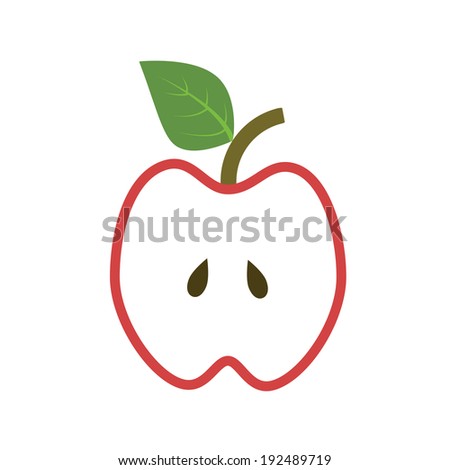 Apple. Vector illustration