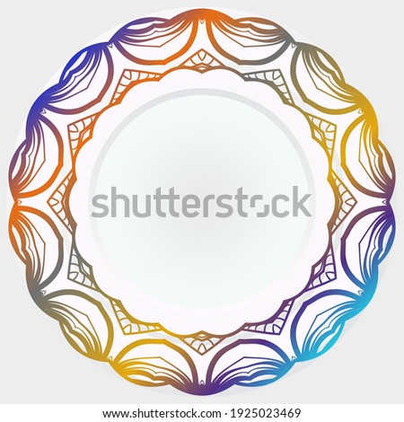 Mandala. Vector illustration. Card for any other of design, birthday, other holiday, kaleidoscope, medallion, yoga, india, folk, arabic.