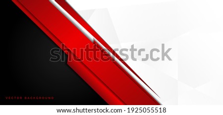 Template corporate banner concept red black grey and white contrast background. You can use for ad, poster, template, business presentation. Vector illustration