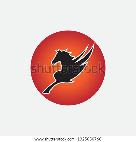 Horse Logo Template Vector icon illustration design