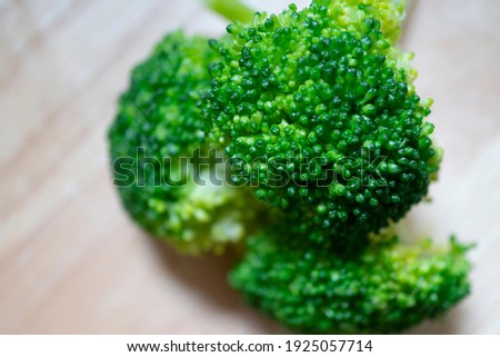 Macro photo green fresh vegetable broccoli. 