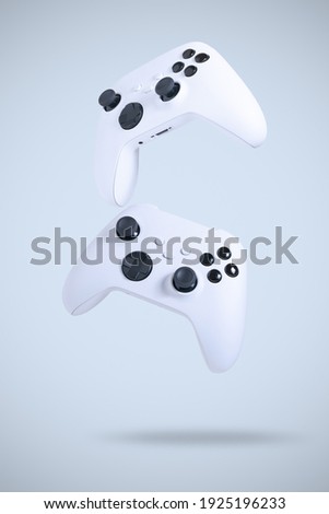 Next Generation game controllers isolated Royalty-Free Stock Photo #1925196233