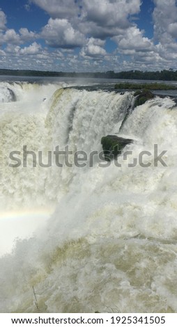 Natural wonder Iguazu Falls in Argentina