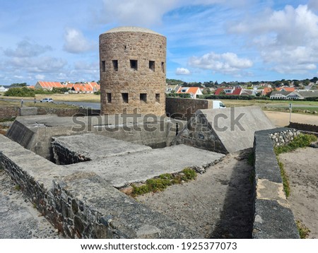 Vazon Loophole Tower no.12, Guernsey Channel Islands Royalty-Free Stock Photo #1925377073