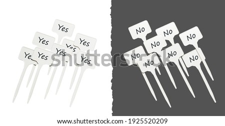 Collage of small white plastic tablets on a black and white background