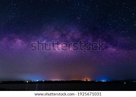 Stars River and Milky Way