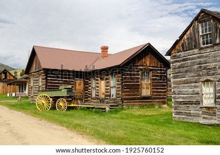 Old western town in Montana