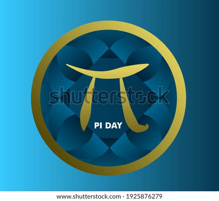 pi day, beautiful greeting card background or template banner with music theme. vector design illustration