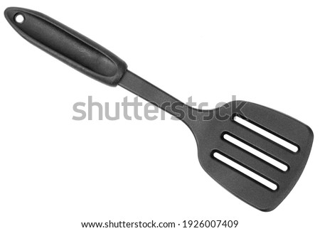 Kitchen plastic spatula isolated on white
 Royalty-Free Stock Photo #1926007409