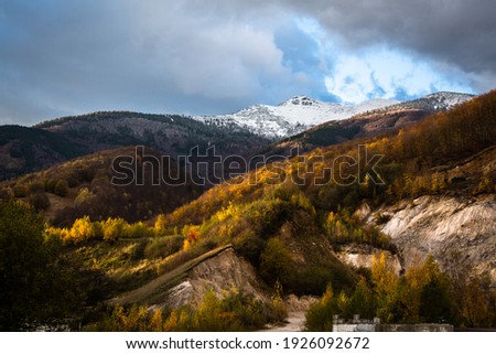 Tatra mountains on the Slovak side in autumn