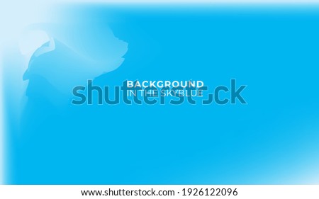 Sky Cloud blue background nice free template free vector