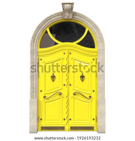 Classic entrance doors for luxury houses