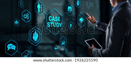 Case Study Education concept. Analysis of the situation to find a solution Royalty-Free Stock Photo #1926225590