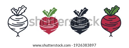 beetroot icon. beetroot vegetable symbol template for graphic and web design collection logo vector illustration Royalty-Free Stock Photo #1926383897