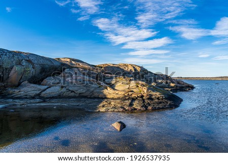 Ytre Hvaler National Park in Norway, on the border with Sweden Royalty-Free Stock Photo #1926537935