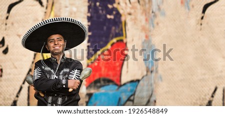 Mexican musicians in the city.
