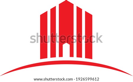 real estate modern logo design 