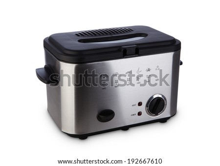 Deep-fryer with clipping path 