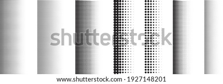 Dot background. Halftone texture, gradient dots pattern, half tone wallpaper with copyspace, spot fade vector illustration Royalty-Free Stock Photo #1927148201