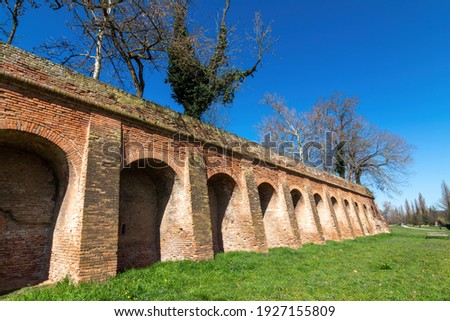 The walls of Ferrara are a fortified wall that originally completely surrounded the Este city for a total extension of about thirteen kilometers while today this is reduced to about nine kilometers
