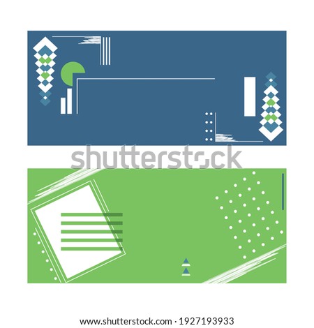 company banners abstract backdrop template