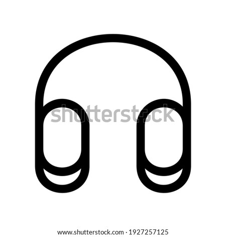 headphones icon or logo isolated sign symbol vector illustration - high quality black style vector icons
