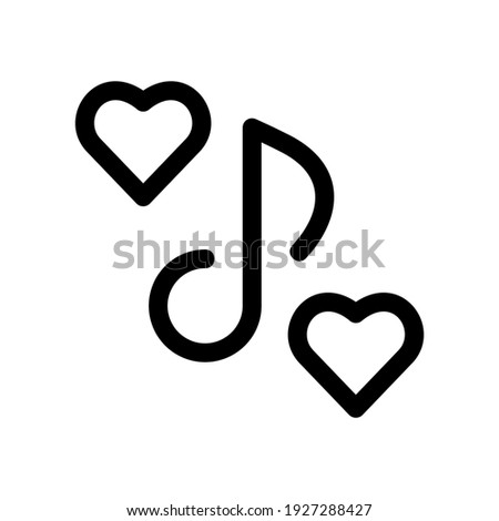 love music icon or logo isolated sign symbol vector illustration - high quality black style vector icons
