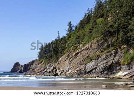 Cape Falcon shelters Smuggler Cove and Short Sand Beach on the Oregon coast