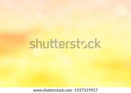 Abstract yellow gaussian blurred background, soft yellow blur wallpaper