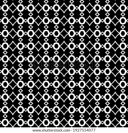 Seamless vector pattern in geometric ornamental style.