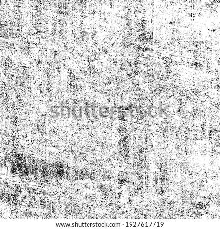 Grunge is black and white. Texture of scratches, chips, cracks. Pattern of old worn surface. Abstract monochrome background Royalty-Free Stock Photo #1927617719