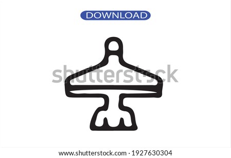 Aircraft icon or logo high resolution