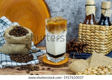 coffee milk brown sugar product concept photography on coffee shop, Brown Sugar Iced Coffee Recipe. For true iced coffee you do not, I repeat, do not want to just brew up a pot of your favorite blend 