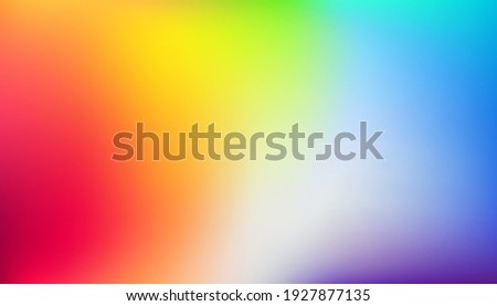 Abstract rainbow background. Blurred colorful gradient backdrop. Vector illustration for your graphic design, template, banner, poster or website Royalty-Free Stock Photo #1927877135