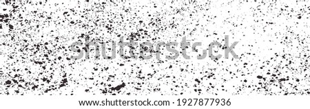Grunge black lines and dots on a white background - Vector illustration