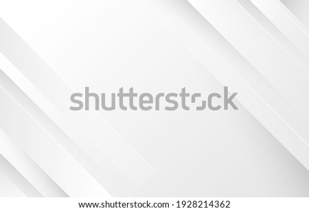 Gray and white diagonal line architecture geometry tech abstract subtle background vector illustration. Royalty-Free Stock Photo #1928214362
