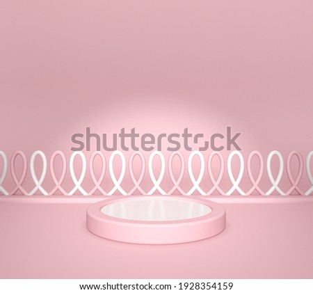 Pink Background 3D render premium photo