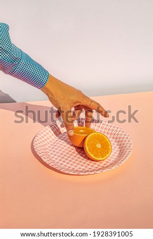 Senior Woman having healthy breakfast