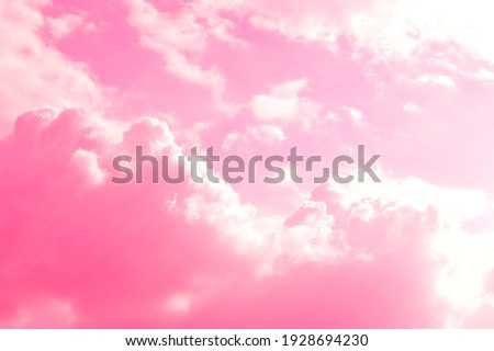 Reddish sky and pink with clouds Royalty-Free Stock Photo #1928694230