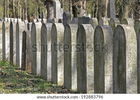 Group of tombstones